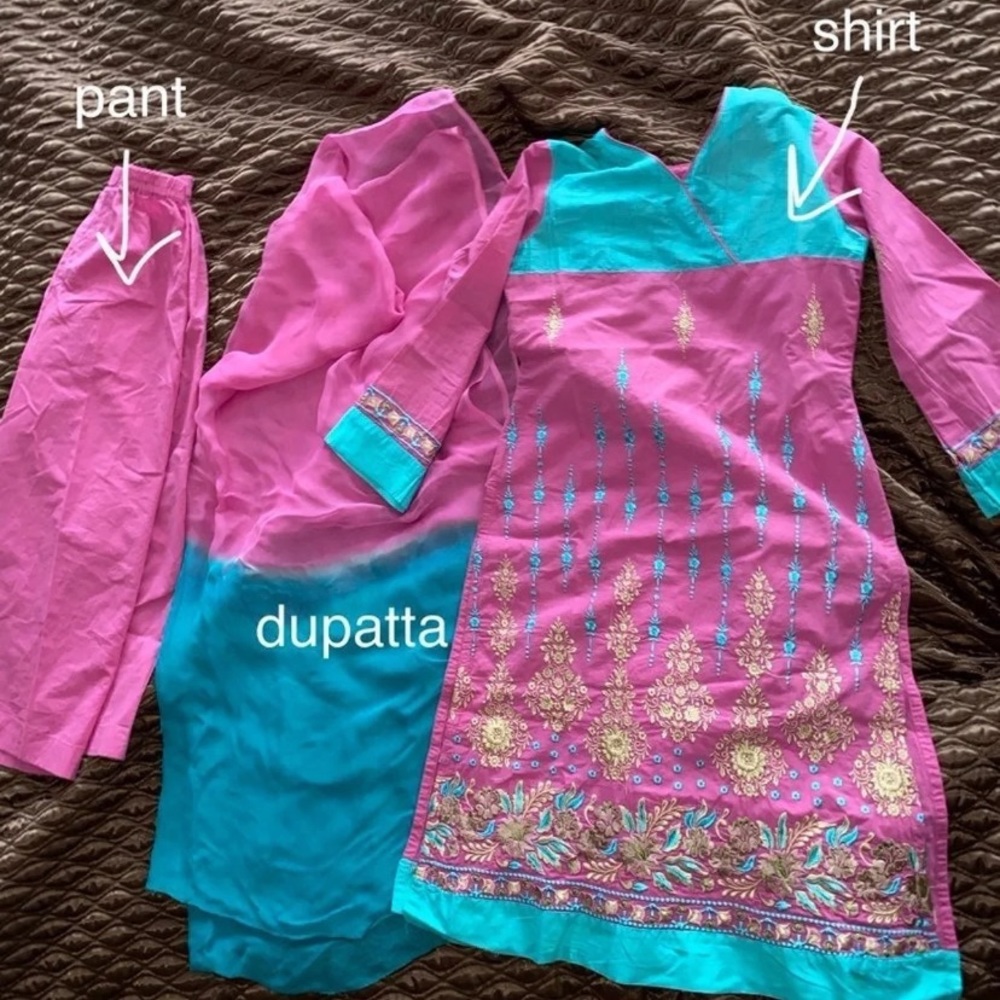 Indian/Pakistani/Nepali 3pc Dress for kids/teens